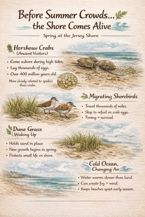 Spring at the Jersey Shore is full of life—if you know where to look. 🌿🌊