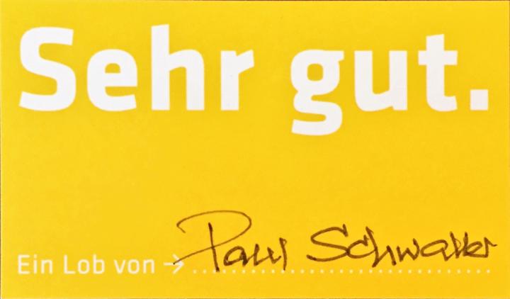Heute ist ein spezieller Tag, denn ...