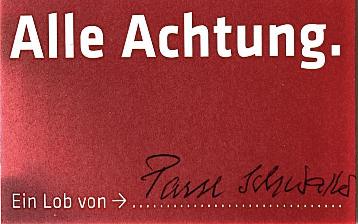 Heute ist ein spezieller Tag, denn ...