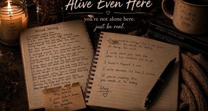 Write To Feel, Alive Even Here