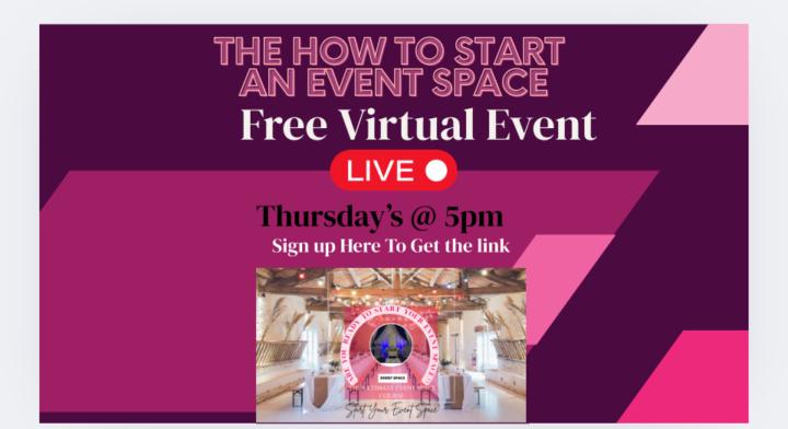 Link to  Event Space & Entrepreneurship Webinar 