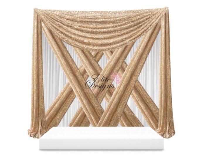 Criss Cross Backdrop