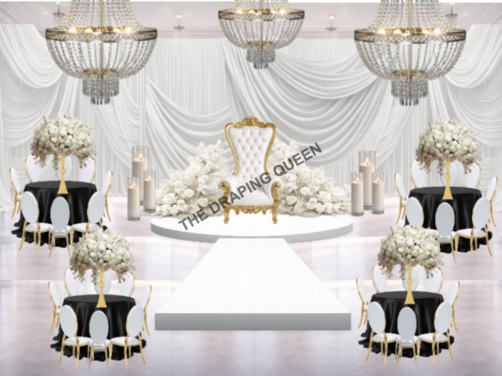 PDS Template of the Week: Simply Baroque, White with Black Tables