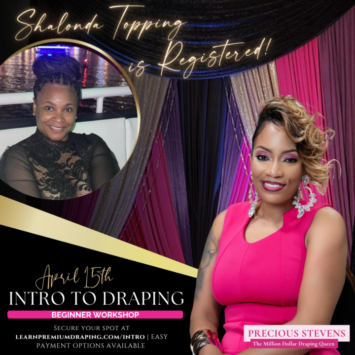 Congratulations to Shalonda Topping