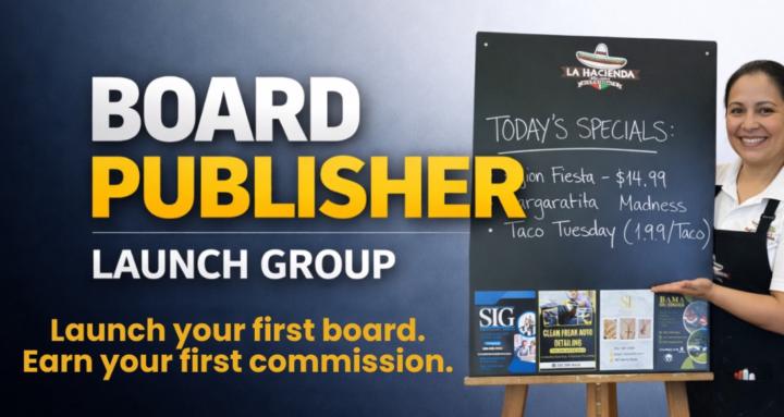 Board Publisher Launch Group