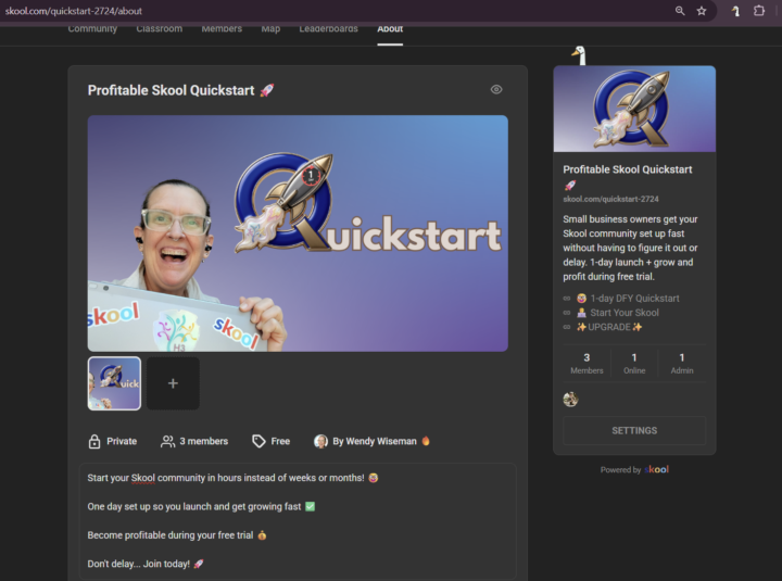 !!! NEW !!! Profitable Skool Quickstart 🚀