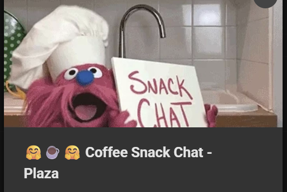 🙋 Pop-Up Snack Chats ☕🍦🍿