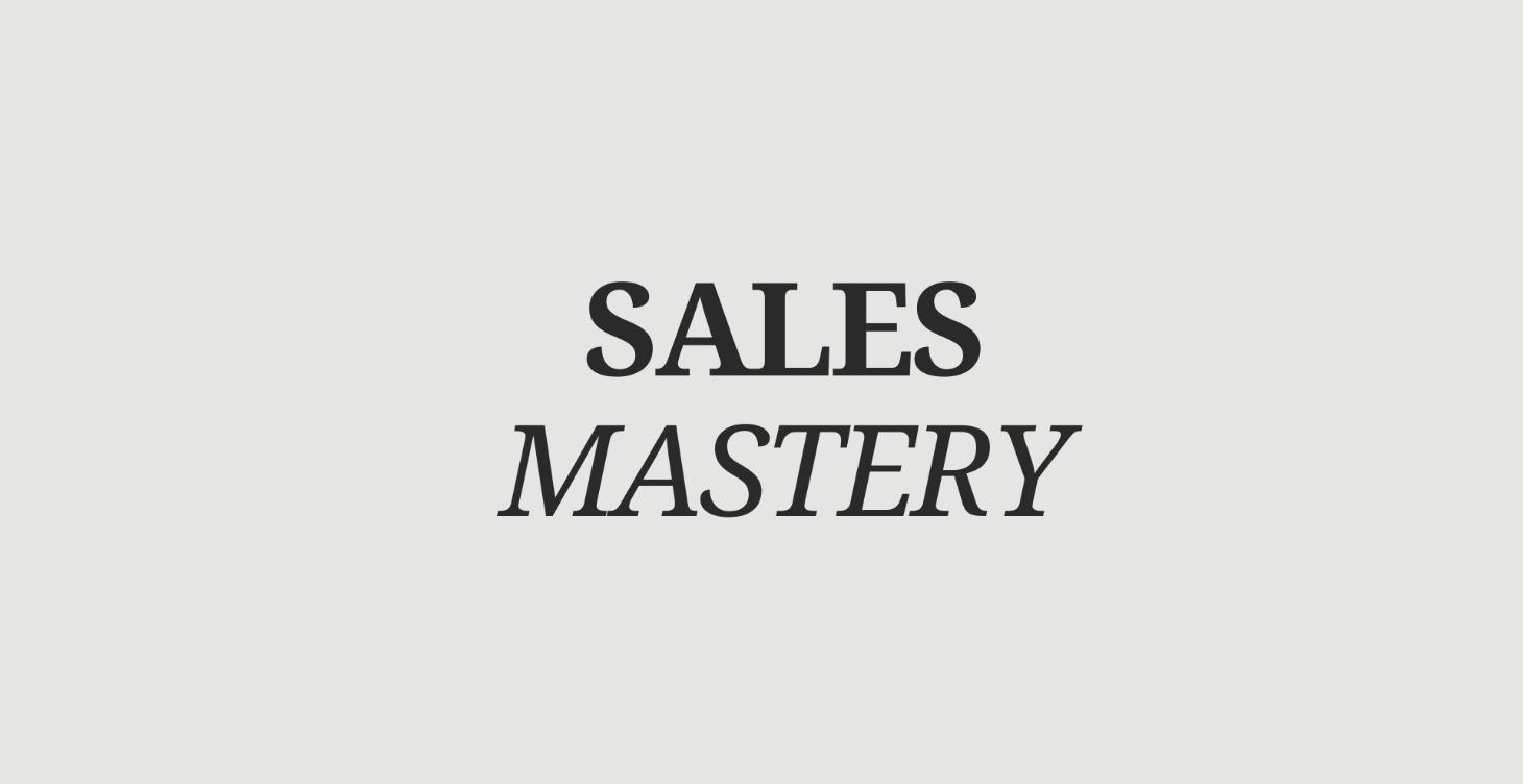 Sales Mastery
