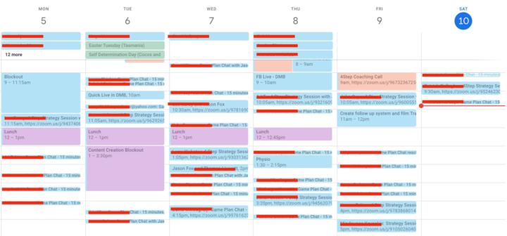 I booked 119 calls in a single month