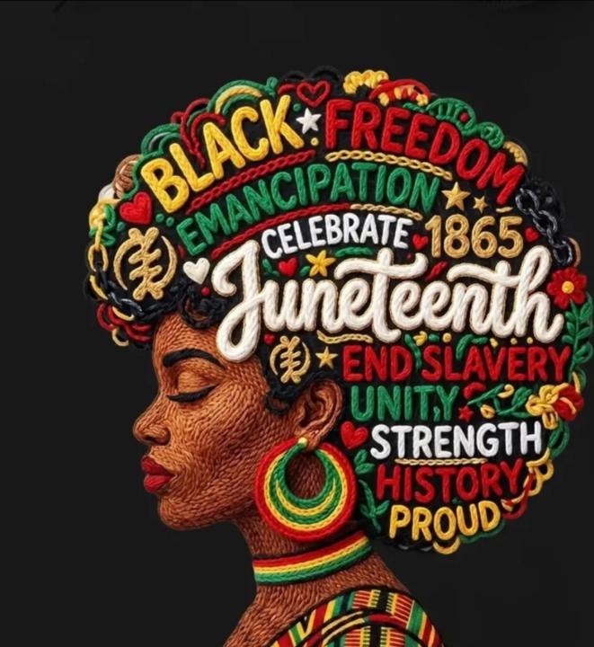 Happy Juneteenth USA 🇺🇸!👩🏿‍🦱