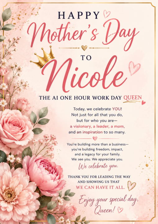 Mother's Day Image Prompt💐