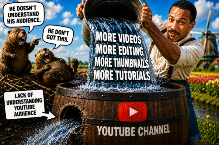 YouTube - The leaky barrel analogy