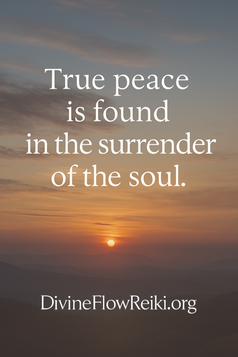 True peace!  