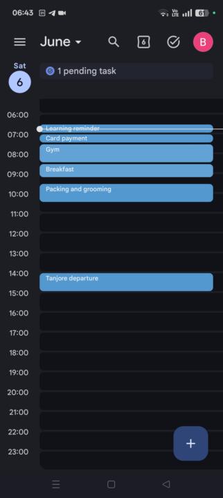 Daily Planning 