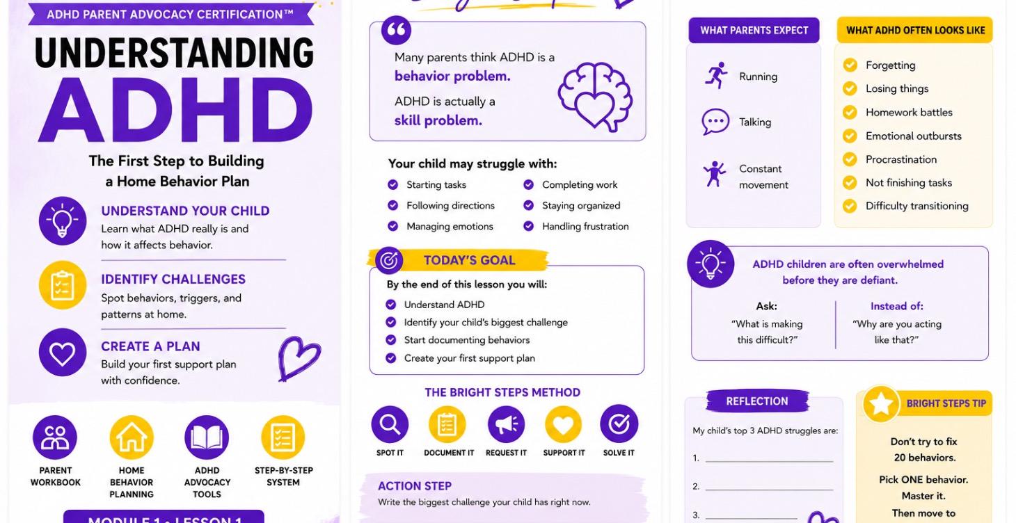 Parent Advocate Certification Module 1