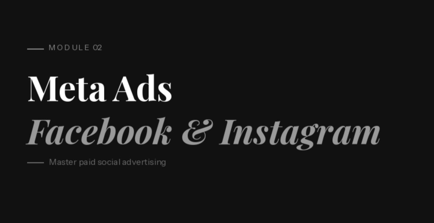 Meta Ads - Facebook & Instagram Marketing