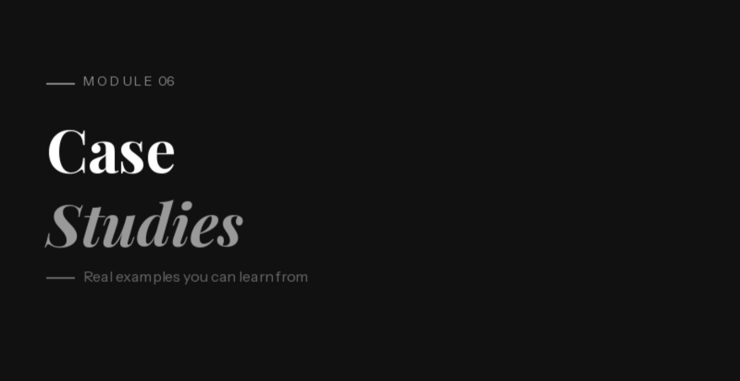 Case Studies