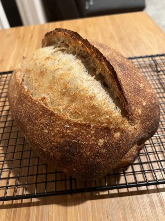 The midnight Tartine Country loaf…