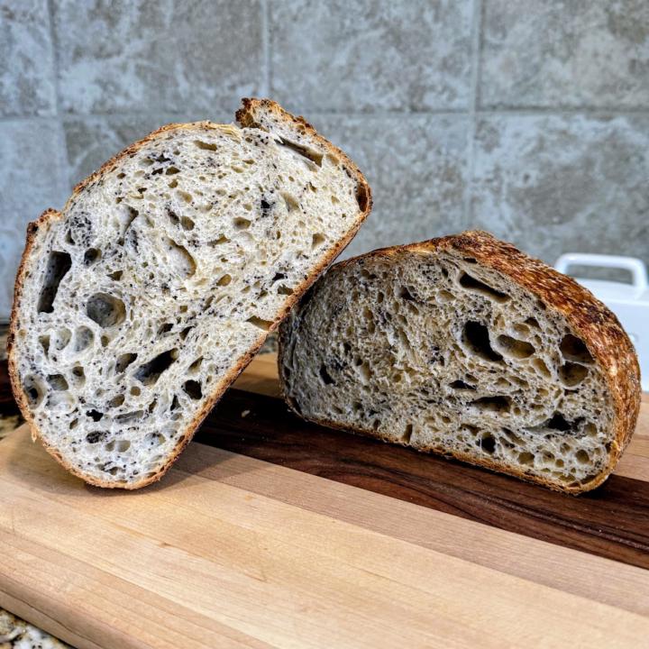 ‘Lemon & Poppy Seed Sourdough’
