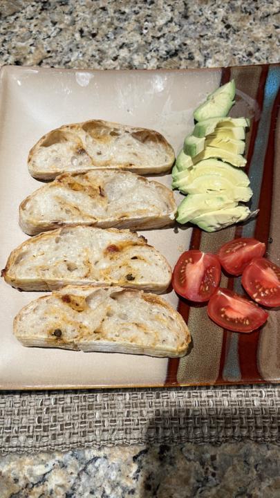 Ciabatta for breakfast!