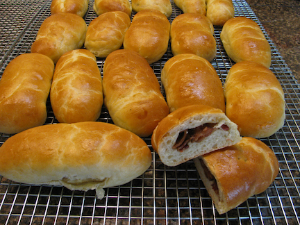 Lithuanian Bacon Buns (Lasineciai)