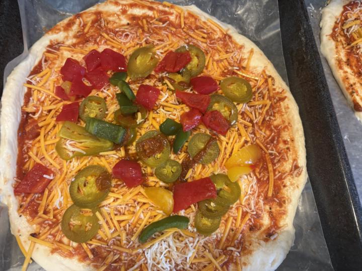 Sourdough pizza 