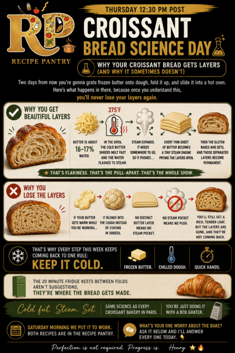 🧪 Why your croissant bread gets layers (and why it sometimes doesn’t)
