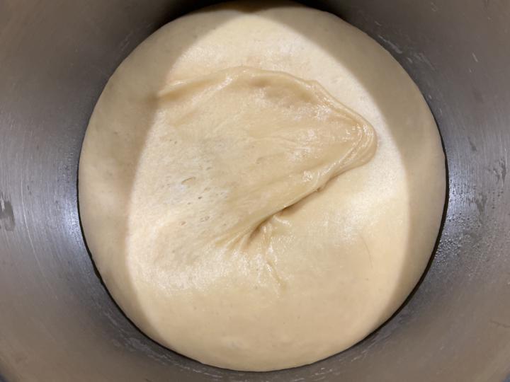 Three strands Braided with seeds Sourdough Challah 