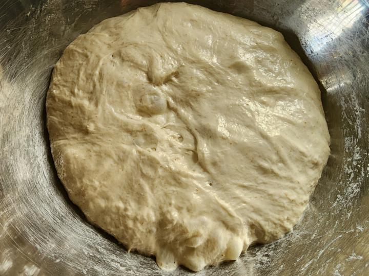Sourdough Neapolitan pizza