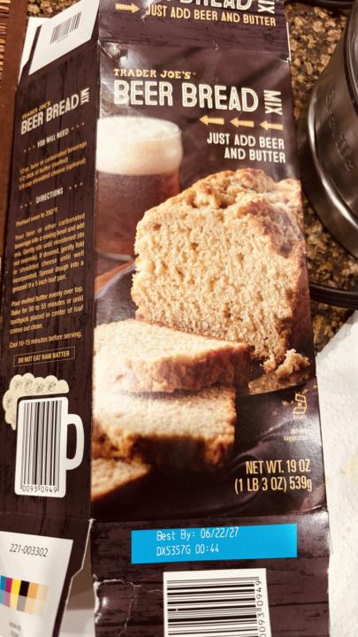 I did it! Beer Bread from a box!