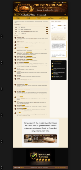 Henry's Market White One Sheet