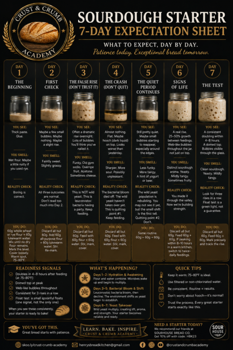 🚨 Attention new sourdough bakers. 📌 Sourdough Starter Help!