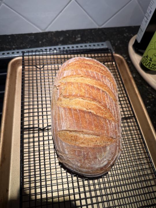 I tried a Semolina mix for my 3rd time baking