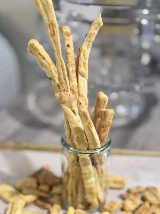 Sourdough Jalapeno Cheddar Grissini