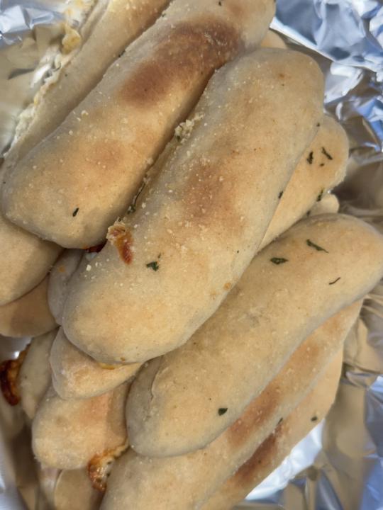 Mozzarella stuffed breadsticks