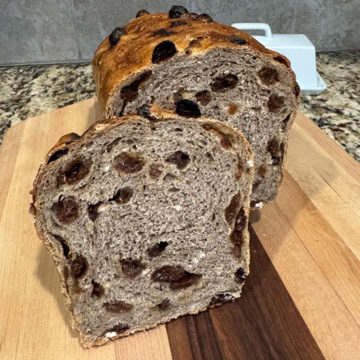 Whole Wheat Raisin Bread