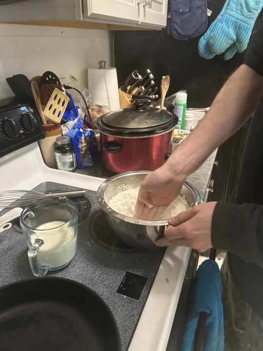 My son’s first loaf