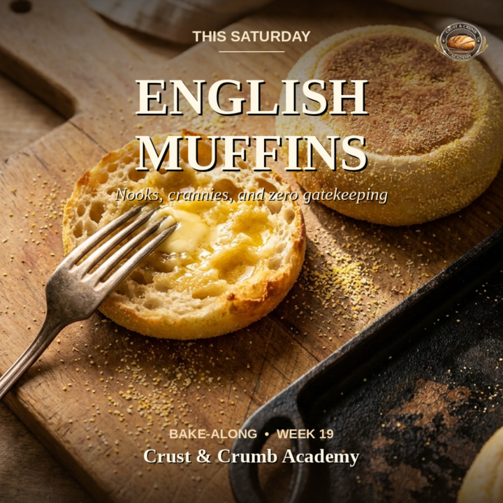 🥖 Bake-Along Week 19 — English Muffins