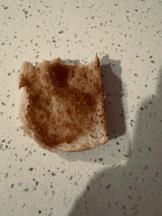 Quince paste on my sweet Shokupan .. the taste test the bread i consume with one but before placing sweetness on the bread .. it’s like consuming sweet bread almost like a cake in taste the 