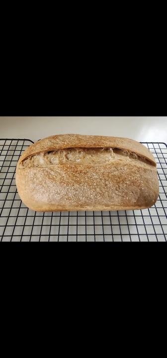 White bread with black strap molasses