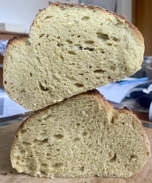 Khorasan flour with Saffron bread