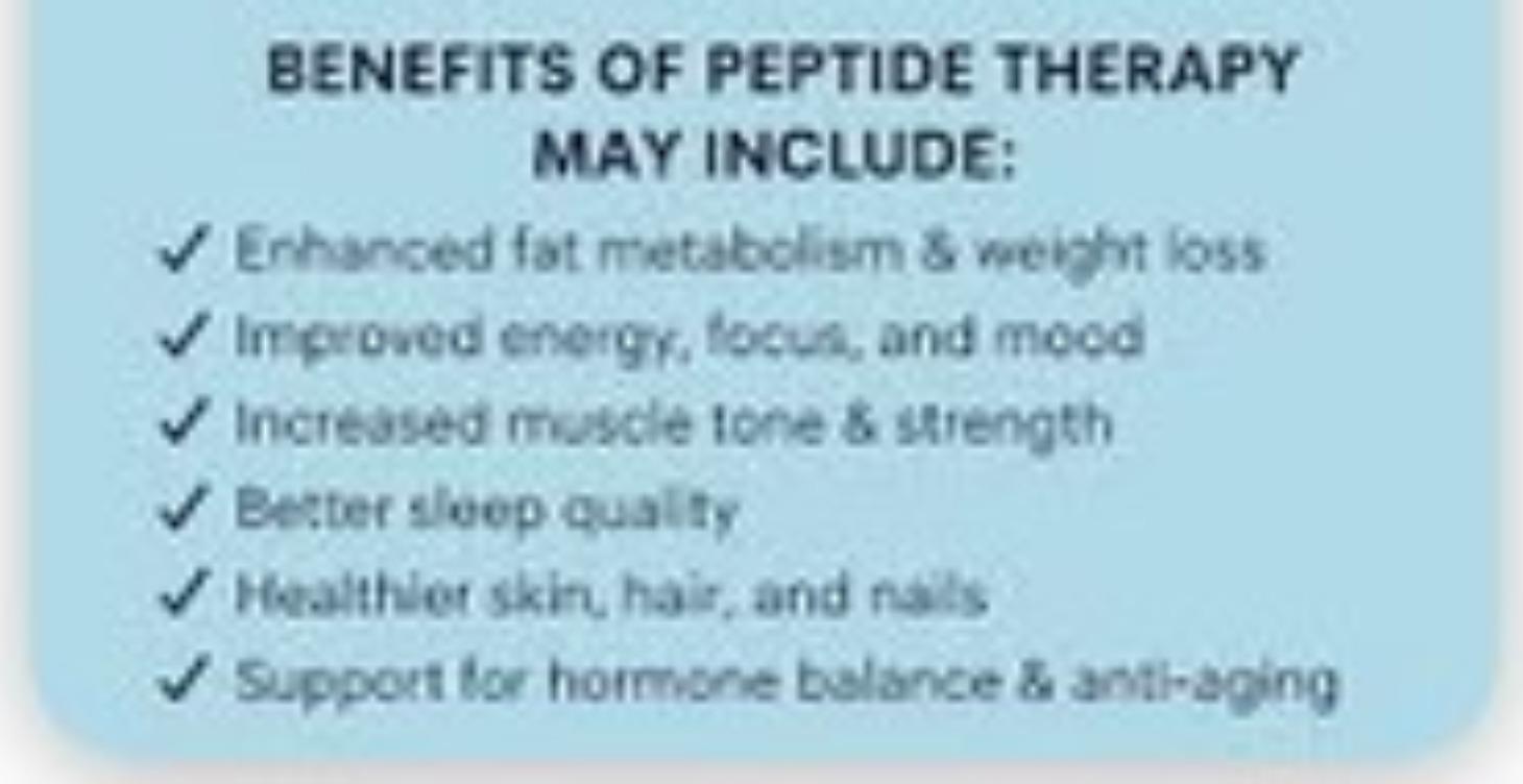 SUMMARY OF THE HEALTH BENEFITS OF PEPTIDES