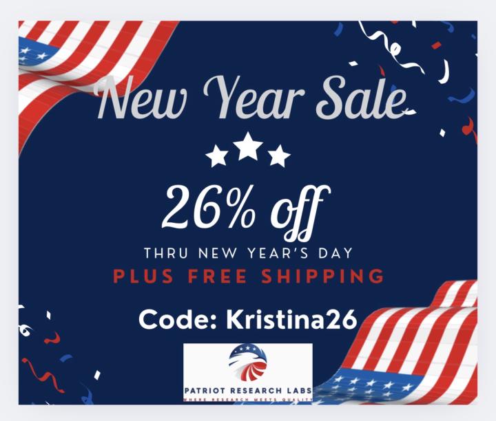 Patriot Research Labs New Years Sale!