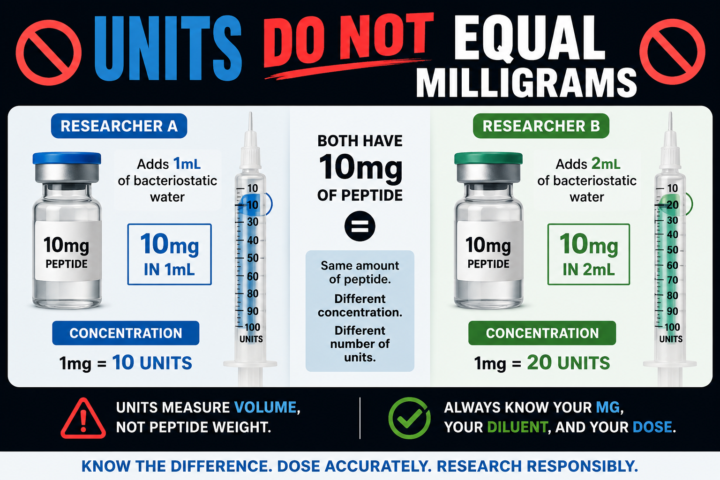 Units ≠ Milligrams: One of the Most Important Concepts in Peptide Research