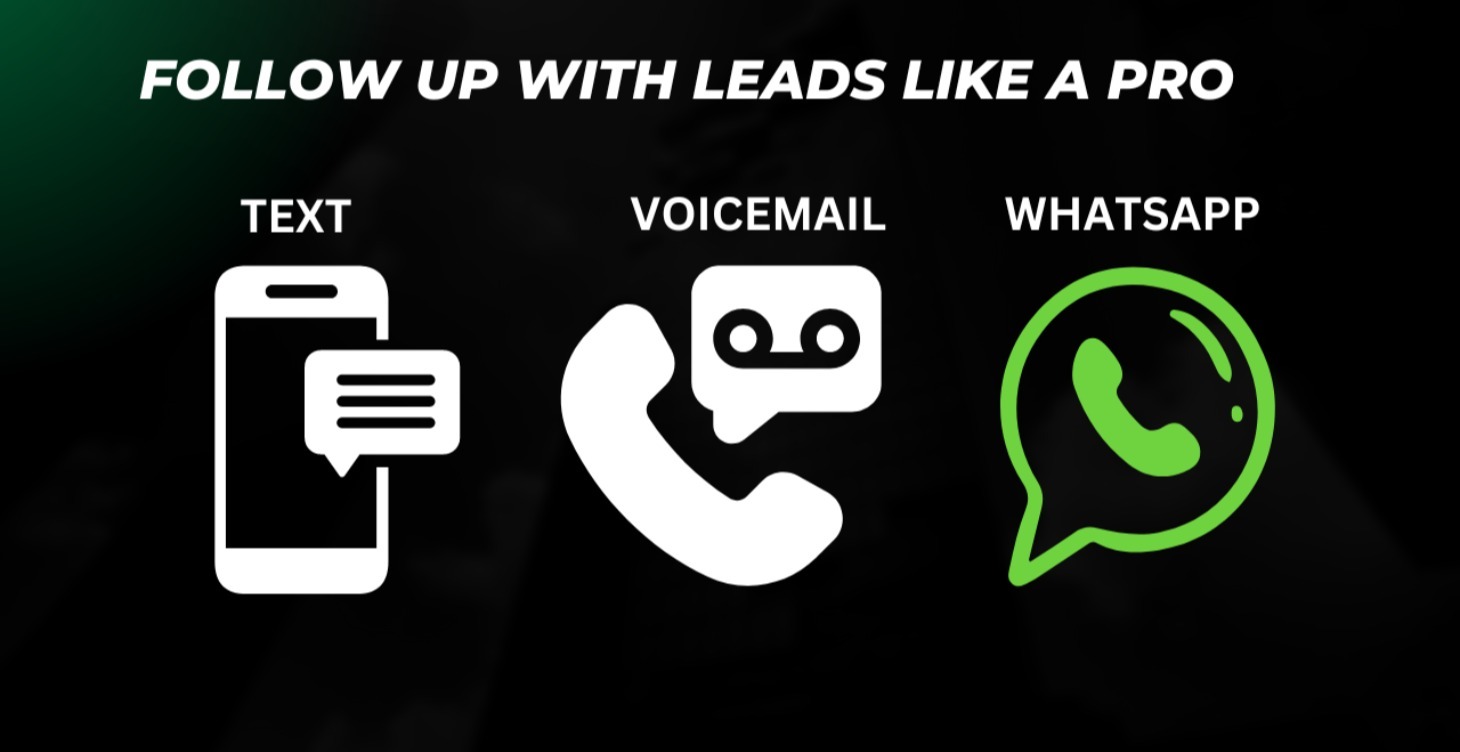 HOW TO SET UP TEXT, VMAIL, AND WHATSAPP FOLLOWUPS