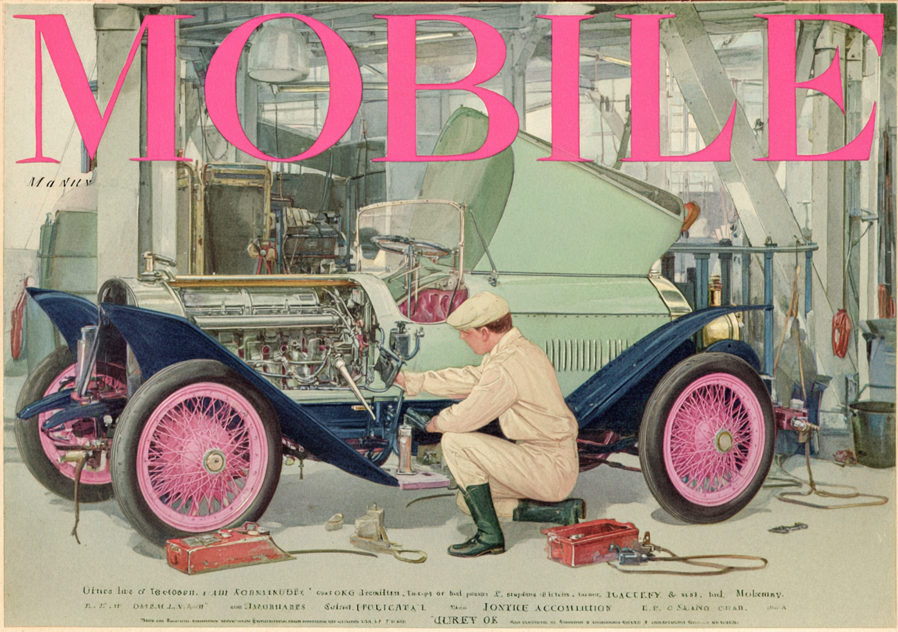 andreasrue_Nostalgic_postcard_depicting_a_mechanic_working_in_a133f36e-dffa-4b79-9ab6-4e6cfc3e69da_2.png