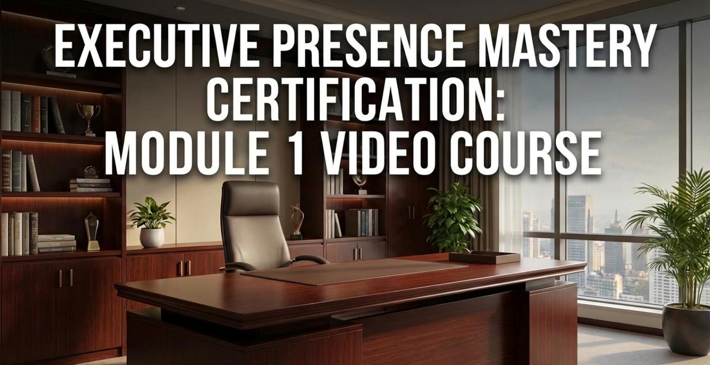Executive Presence Mastery Module 1: Video Course