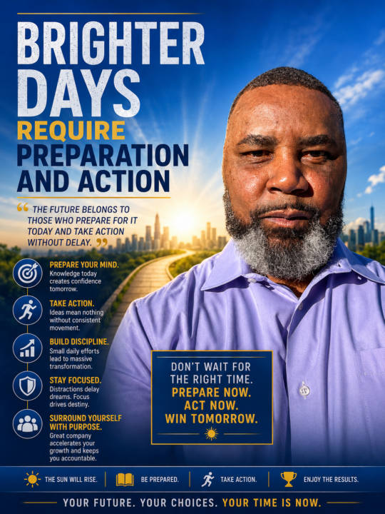 Brighter Days Require Preparation and Action
