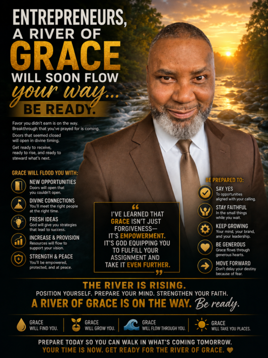 A River of Grace Is Coming, Be Ready