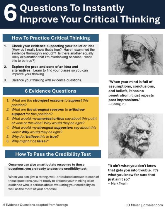 Why Critical Thinking Skills Matter